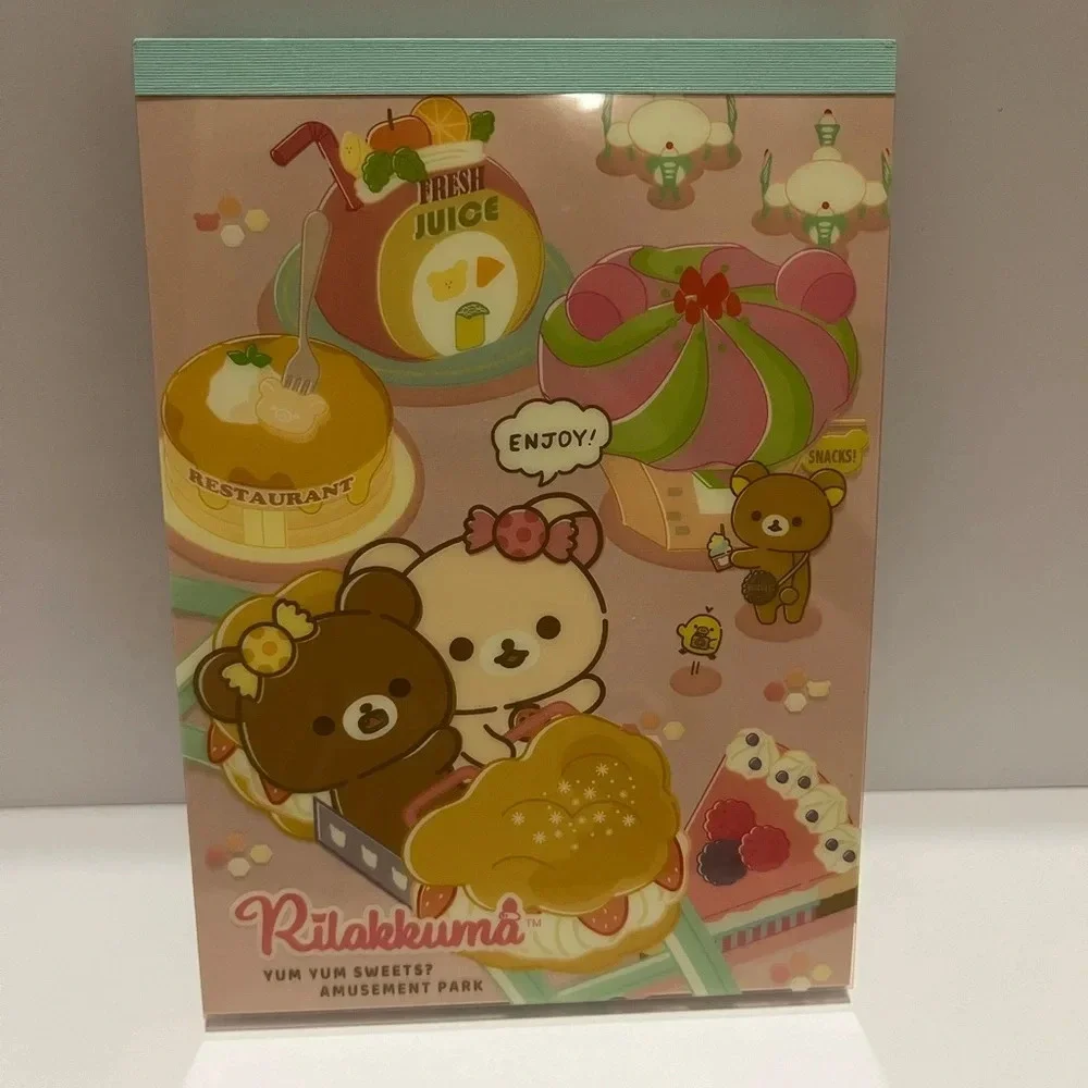 Rilakkuma Amusement Park Dessert Themed Memo Pad